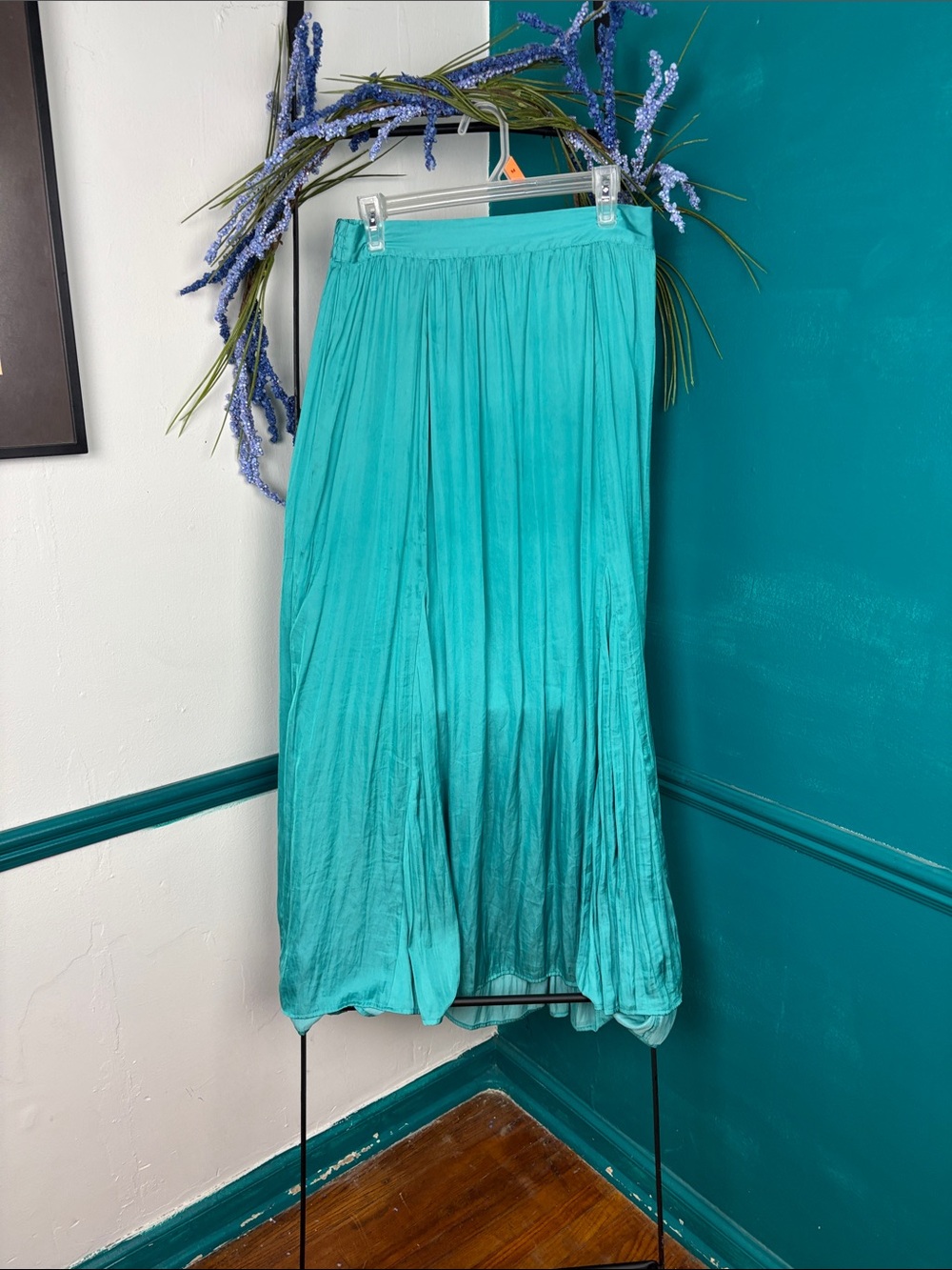 Chico's Turquoise Maxi Skirt